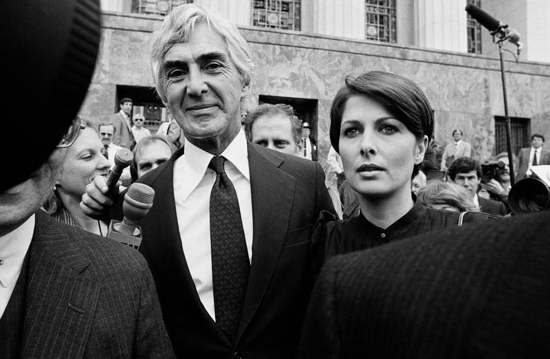 The real DeLorean and wife Cristina Ferrare in 1982.